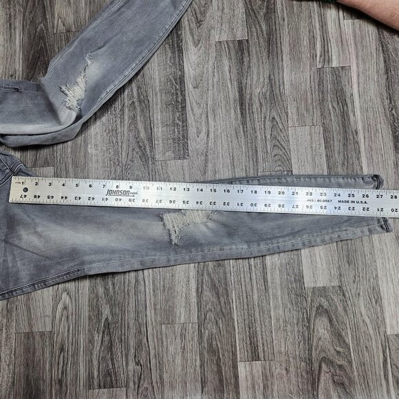 Rock & Republic Denim Rx Fever Jegging Jeans Womens 6 Gray Pull On Stretch Denim - Picture 8 of 10
